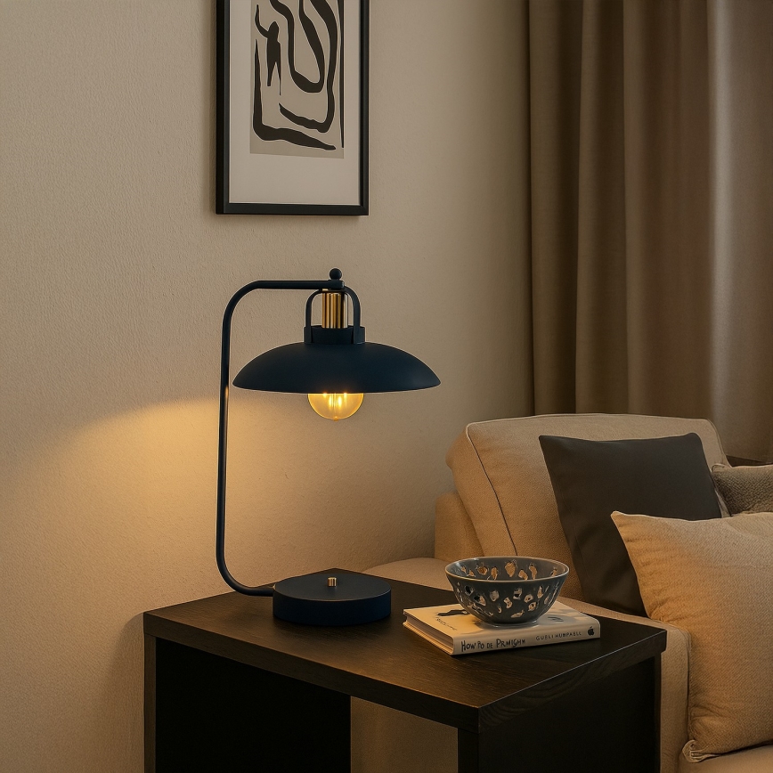 Brilagi - LED Tafellamp FLAMENGO 1xE27/60W/230V blauw