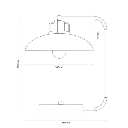 Brilagi - LED Tafellamp FLAMENGO 1xE27/60W/230V groen