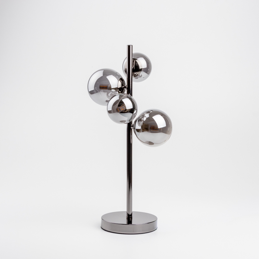 Brilagi - LED Tafellamp MILLA 4xG9/3W/230V glanzend chroom/gerookt