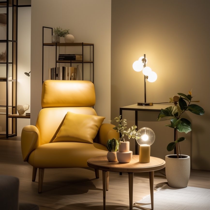 Brilagi - LED Tafellamp MILLA 4xG9/3W/230V glanzend chroom/wit