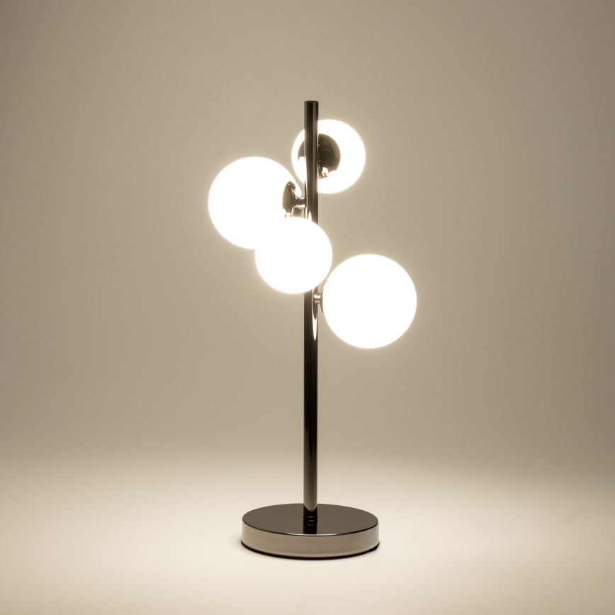 Brilagi - LED Tafellamp MILLA 4xG9/3W/230V glanzend chroom/wit