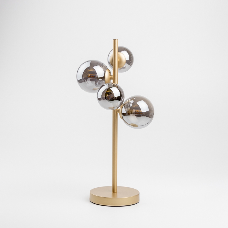 Brilagi - LED Tafellamp MILLA 4xG9/3W/230V goud/gerookt