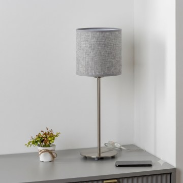 Brilagi - LED-tafellamp NUBILA 1xE27/60W/230V grijs