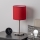 Brilagi - LED tafellamp NUBILA 1xE27/60W/230V rood