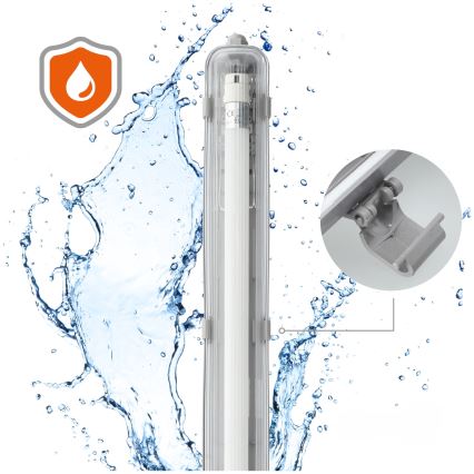 BRILAGI - LED technisch stofdicht TL-armatuur OPTIMA T8 1xG13/18W/230V 4000K IP65 128 cm