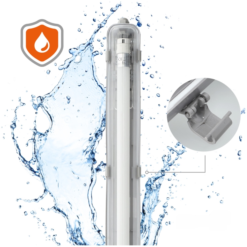 BRILAGI - LED technisch stofdicht TL-armatuur OPTIMA T8 1xG13/18W/230V 4000K IP65 128 cm