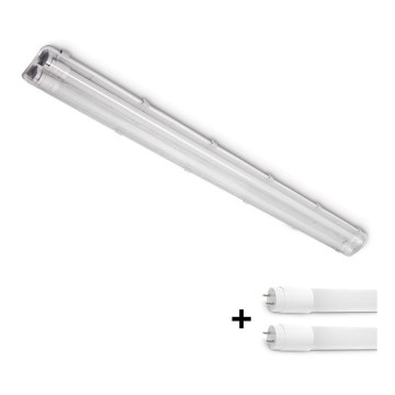 Brilagi - LED technisch stofdicht TL-armatuur OPTIMA T8 2xG13/18W/230V 6500K IP65 128 cm