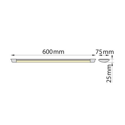 Brilagi - LED TL-armatuur AVERO LED/16W/230V 60 cm