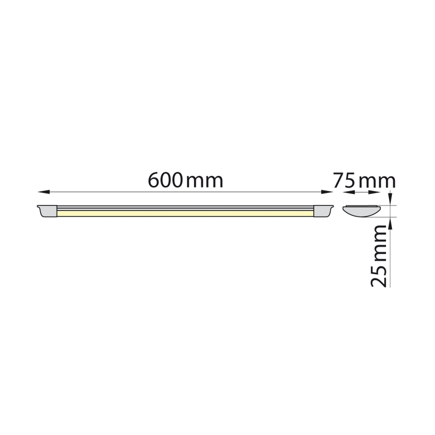 Brilagi - LED TL-armatuur AVERO LED/16W/230V 60 cm