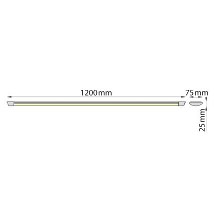 Brilagi - LED TL-armatuur AVERO LED/32W/230V 120 cm