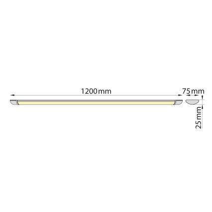 Brilagi - LED TL-armatuur LUMA LED/32W/230V 120 cm
