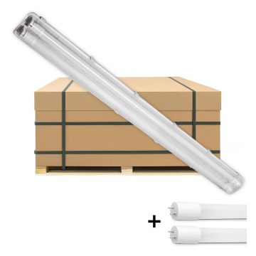 Brilagi - LED TL-buis werkverlichting OPTIMA T8 2xG13/18W/230V 4000K IP65 128 cm - pallet 110 st.