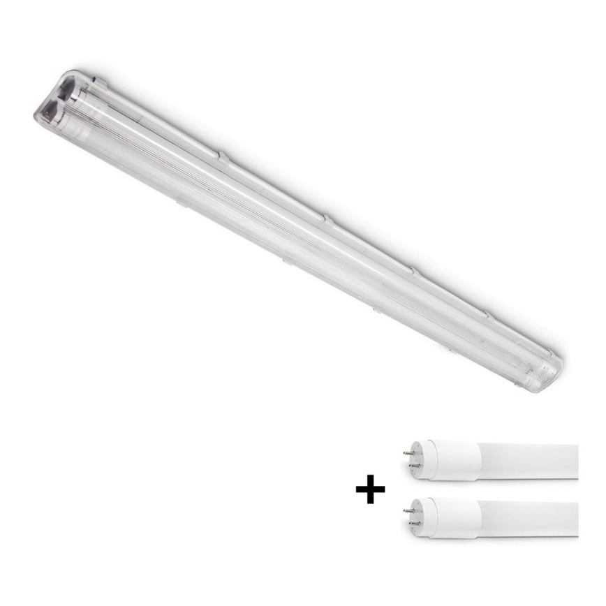 Brilagi - LED TL-buis werkverlichting OPTIMA T8 2xG13/18W/230V 6500K IP65 128 cm