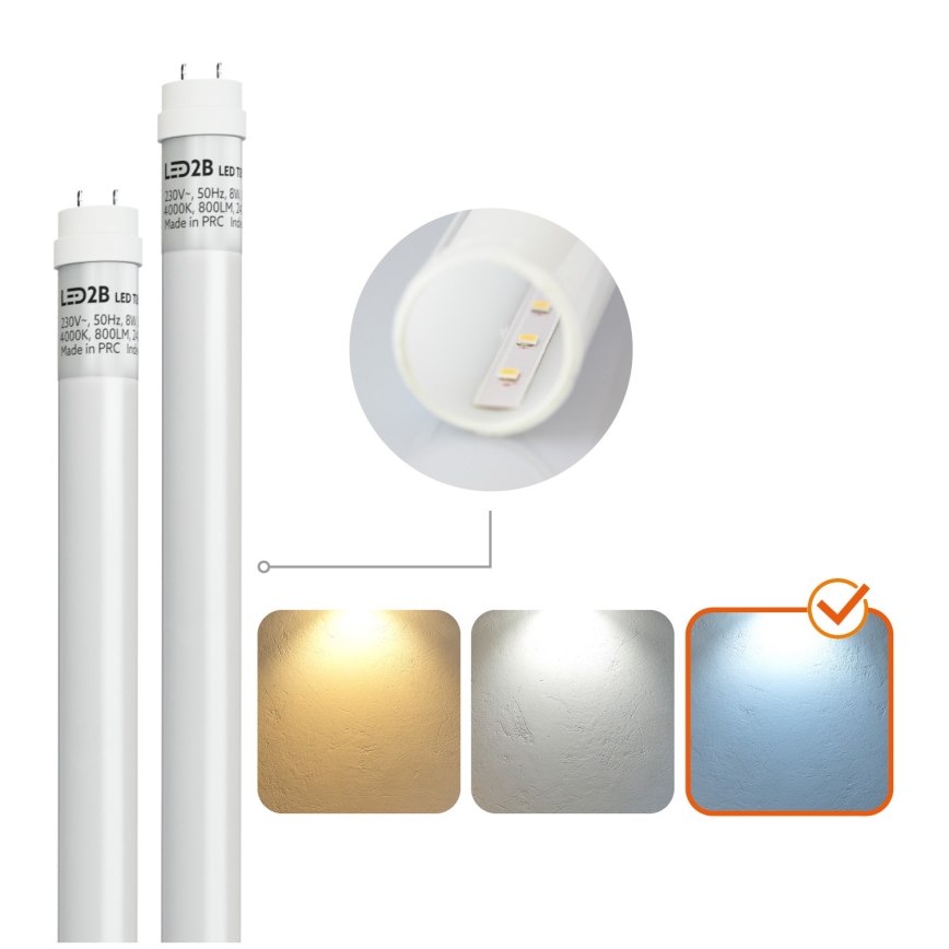 Brilagi - LED TL-buis werkverlichting OPTIMA T8 2xG13/18W/230V 6500K IP65 128 cm