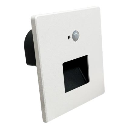 Brilagi - LED trapverlichting met bewegings- en schemersensor JACK LED/3W/230V 3000/4000/6500K IP65 wit