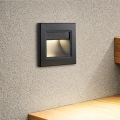 Brilagi - LED trapverlichting STEP LIGHT LED/1,5W/230V IP44 zwart