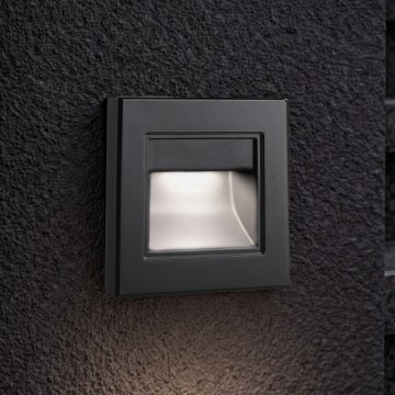 Brilagi - LED trapverlichting STEP LIGHT LED/1,5W/230V IP44 zwart