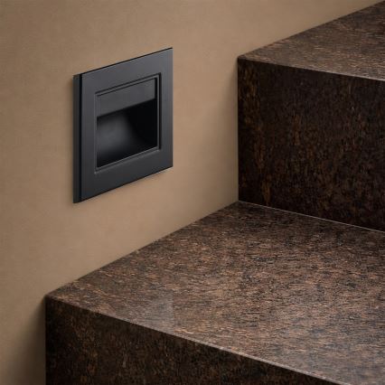 Brilagi - LED trapverlichting STEP LIGHT LED/1,5W/230V IP44 zwart