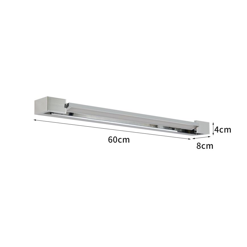 Brilagi - AQUA LINE LED-spiegelverlichting 18W/230V 60 cm IP44 glanzend chroom CRI 90