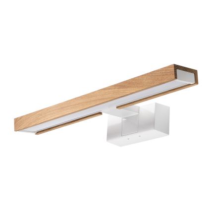Brilagi - LED-spiegelverlichting voor de badkamer 3-in-1 WOODY MIRROR LED/8W/230V 40 cm IP44 wit/eiken