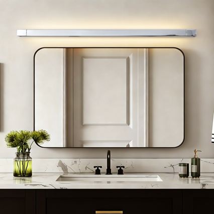 Brilagi - LED-badkamerspiegelverlichting AQUA LINE LED/36W/230V 120 cm IP44 glanzend chroom CRI 90