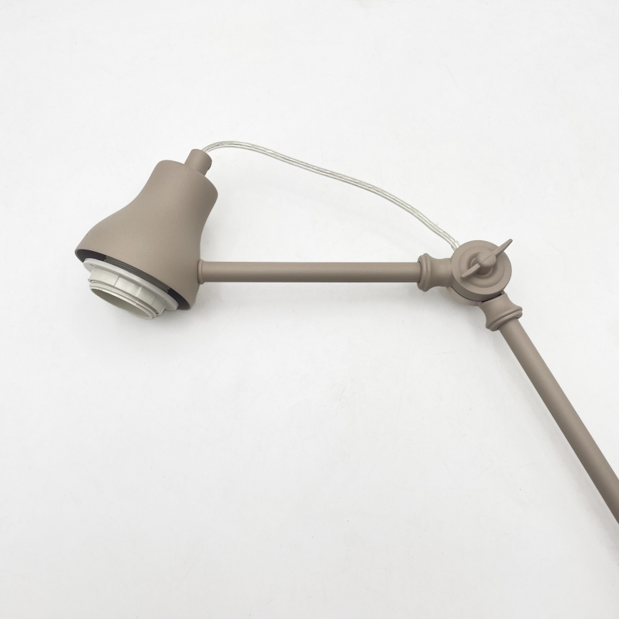 Brilagi - LED verstelbare hanglamp aan stang IRONBEAM 1xE27/60W/230V beige