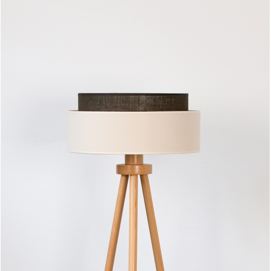 Brilagi - LED vloerlamp BOHO STYLE 1xE27/15W/230V crème/bruin