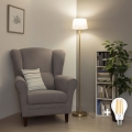 Brilagi - LED vloerlamp CERIA 1xE27/20W/230V Ø 25 cm grijs/goud