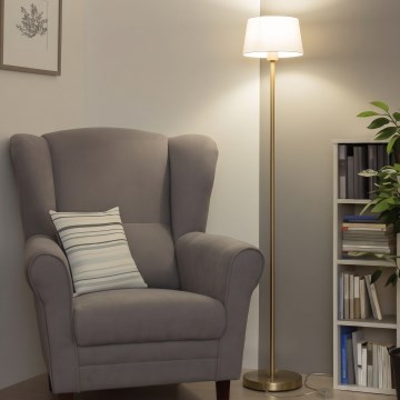 Brilagi - LED vloerlamp CERIA 1xE27/20W/230V Ø 25 cm grijs/goud