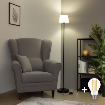 Brilagi - LED vloerlamp CERIA 1xE27/40W/230V pr. 20,5 cm wit/zwart