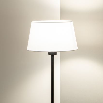 Brilagi - LED vloerlamp CERIA 1xE27/40W/230V Ø 25 cm wit/zwart