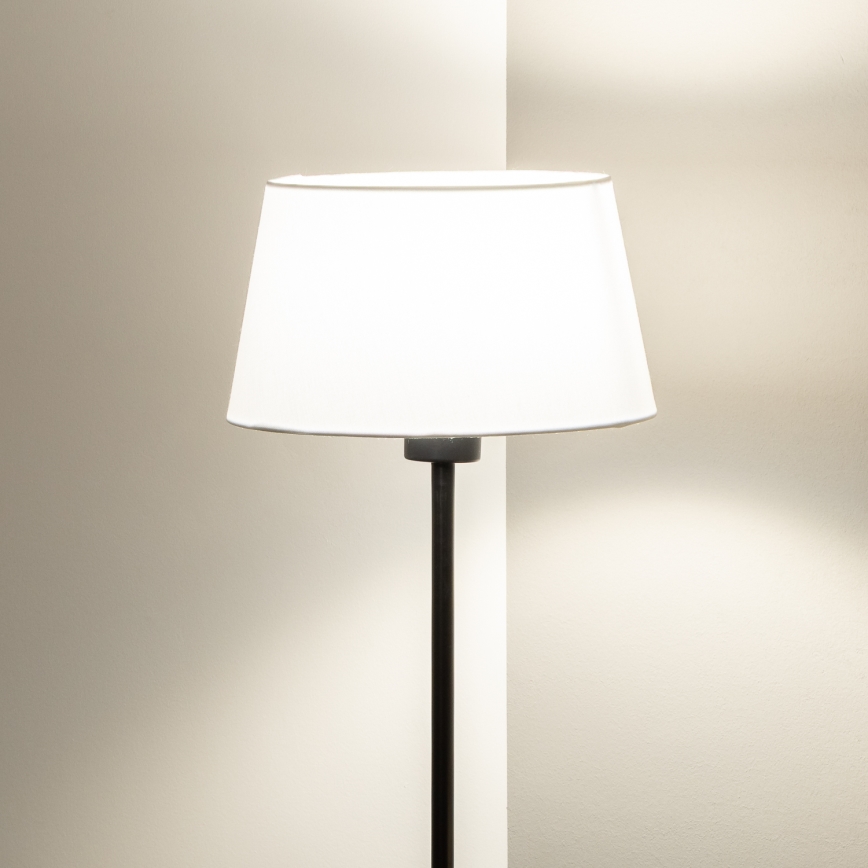Brilagi - LED vloerlamp CERIA 1xE27/40W/230V Ø 25 cm wit/zwart