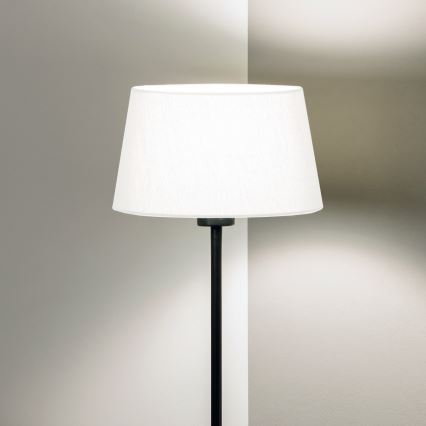 Brilagi - LED vloerlamp CERIA 1xE27/40W/230V Ø 30 cm wit/zwart