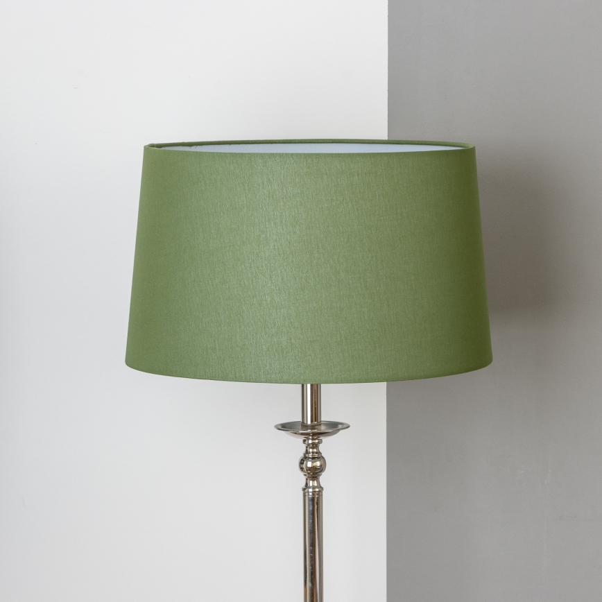 Brilagi - LED vloerlamp CERIA 1xE27/60W/230V Ø 45 cm glanzend chroom/groen