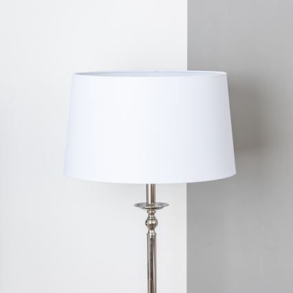 Brilagi - LED vloerlamp CERIA 1xE27/60W/230V Ø 45 cm glanzend chroom/wit
