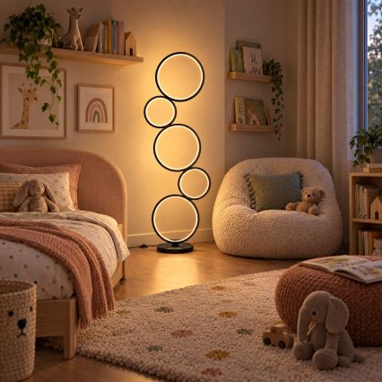 BRILAGI - LED vloerlamp ECHO LED/36W/230V 4000K 110 cm zwart
