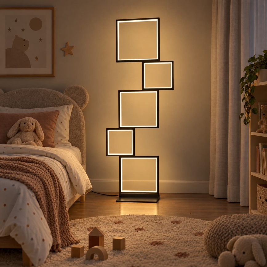 BRILAGI - LED-vloerlamp SHIFT LED/36W/230V 4000K 123 cm zwart