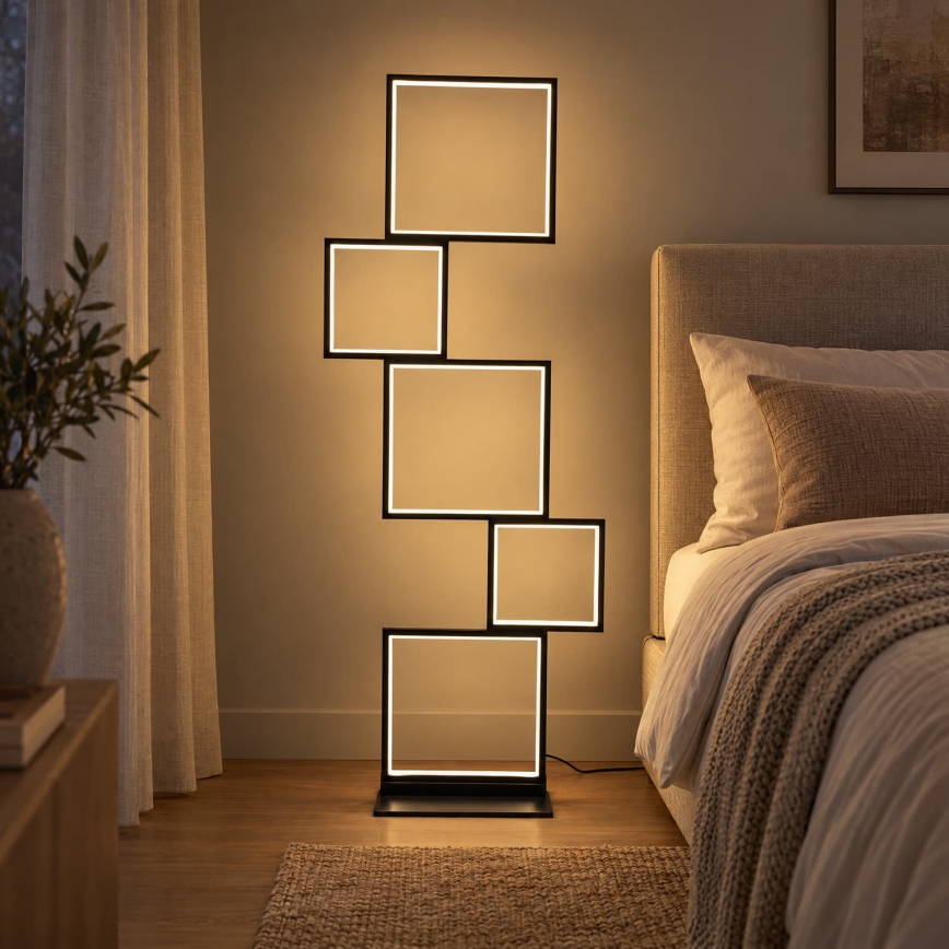 BRILAGI - LED-vloerlamp SHIFT LED/36W/230V 4000K 123 cm zwart