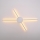 Brilagi - LED wand verlichting LUGO QUATTRO LED/16W/230V wit