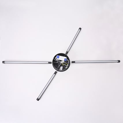 Brilagi - LED wand verlichting LUGO QUATTRO LED/16W/230V zwart
