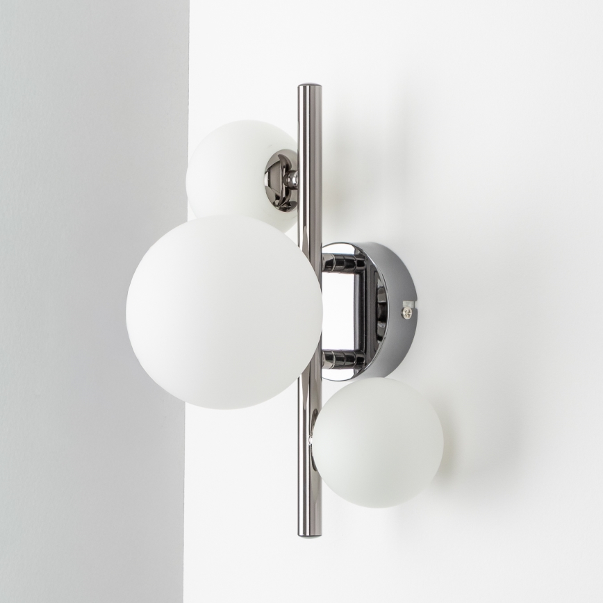 Brilagi - LED wand verlichting MILLA 3xG9/3W/230V glanzend chroom/wit