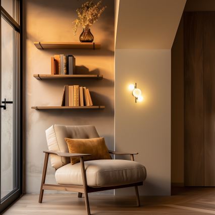 Brilagi - LED wand verlichting MILLA 3xG9/3W/230V glanzend chroom/wit