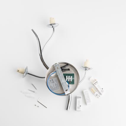 Brilagi - LED wand verlichting MISTEL 3xG9/3W/230V glanzend chroom/gerookt