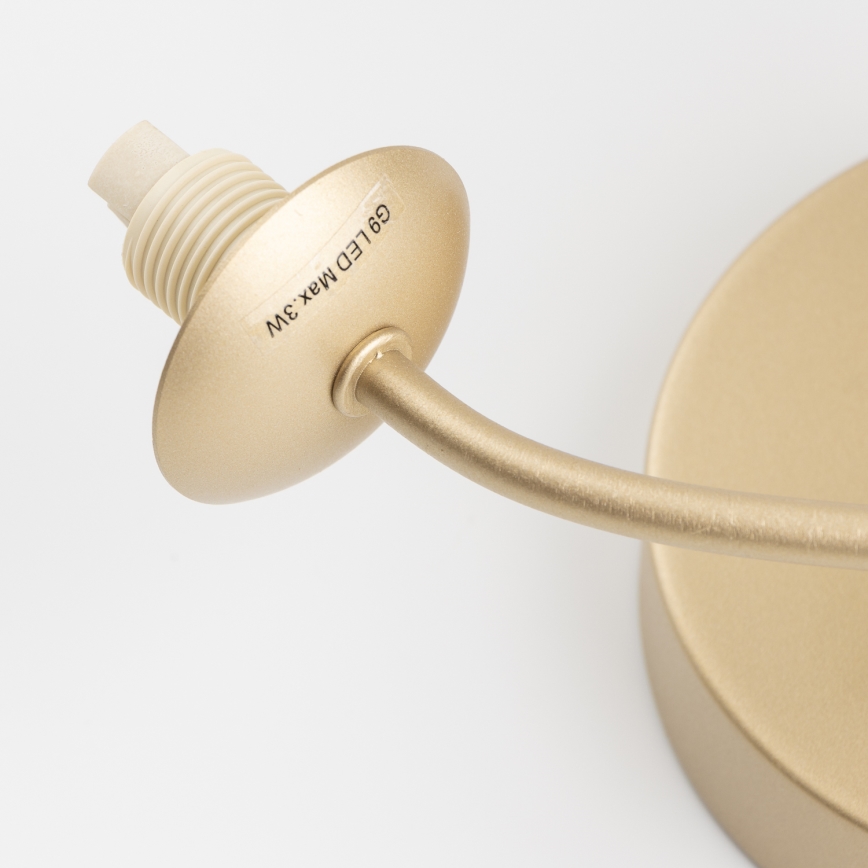 Brilagi - LED wand verlichting MISTEL 3xG9/3W/230V goud