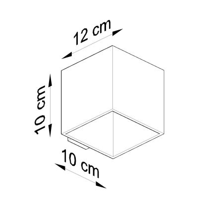 Brilagi -  LED Wandspot MURO 1xG9/3,5W/230V beton