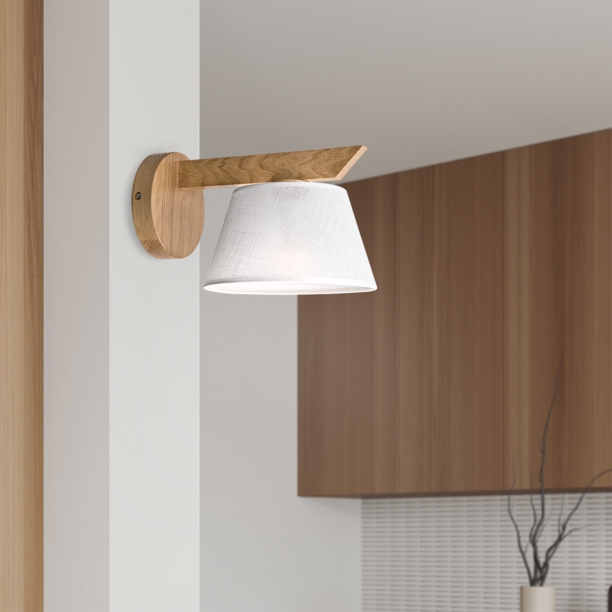 Brilagi - LED  Wandlamp ANTHONY 1xE14/40W/230V eiken/wit