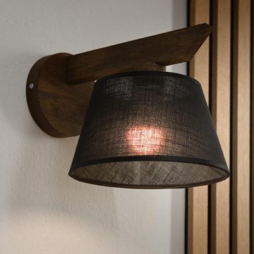 Brilagi - LED  Wandlamp ANTHONY 1xE14/40W/230V eiken/zwart
