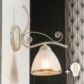 Brilagi - LED-wandlamp ANTICO 1xE27/60W/230V 3000K witte patina