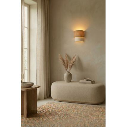 Brilagi - LED-wandlamp BOHO ECO 1xE27/10W/230V beige/crème