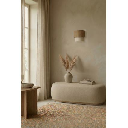 Brilagi - LED-wandlamp BOHO ECO 1xE27/10W/230V beige/crème